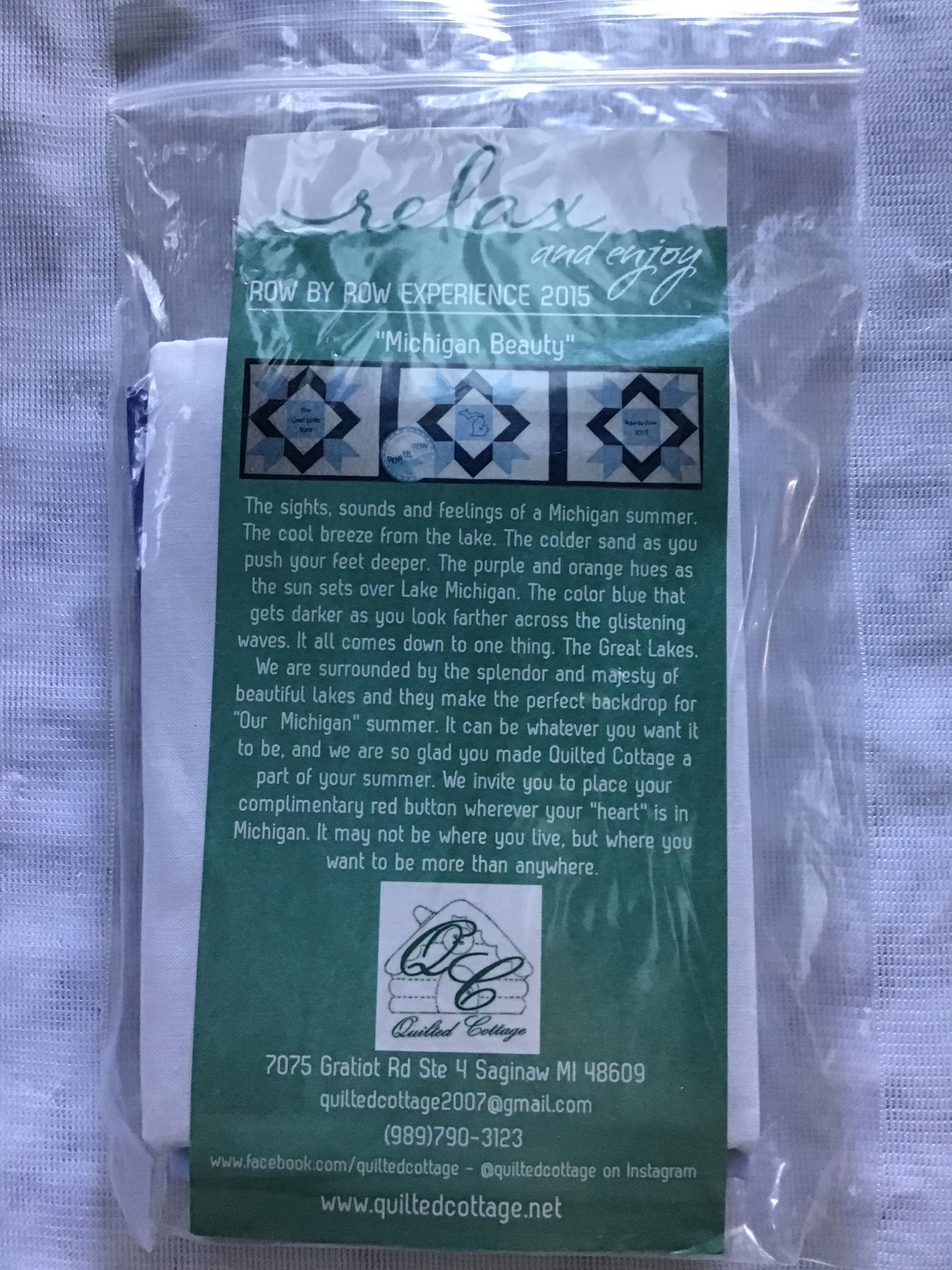 RxR Experience 2015 Michigan Beauty by Quilted Cottage