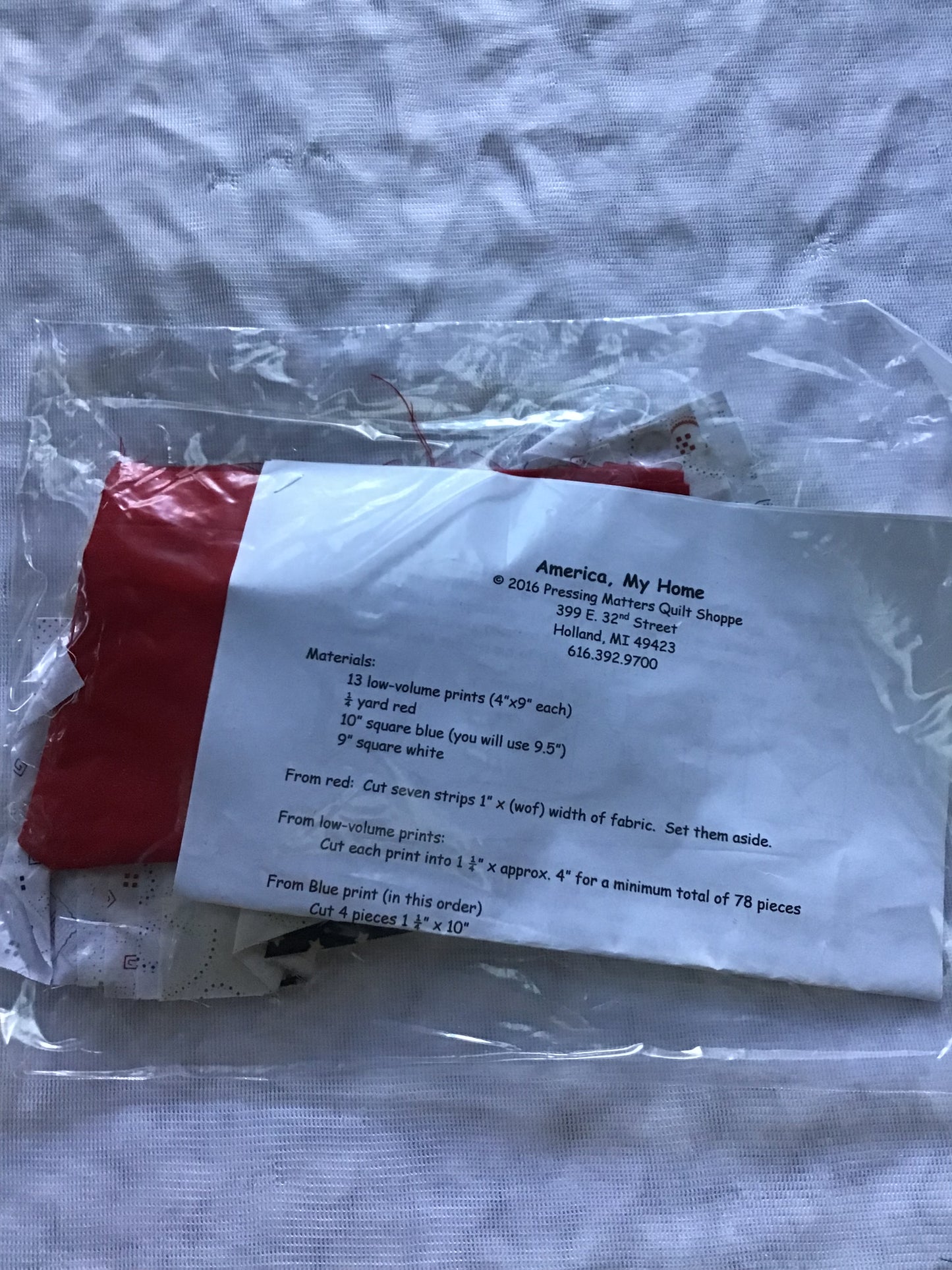 RxR Experience 2016 America, My Home by Pressing Matters Quilt Shoppe