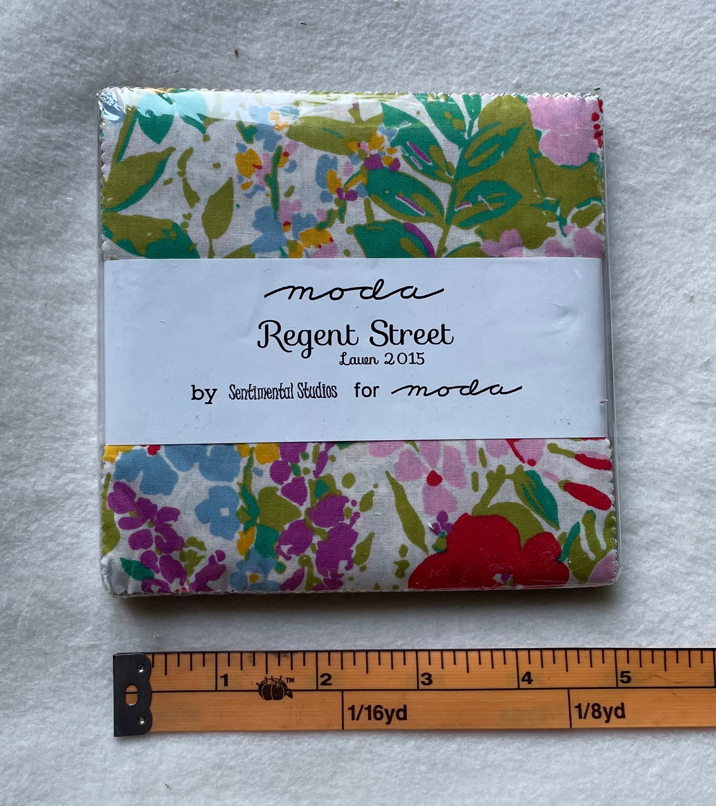 Fabric Regent Street Lawns 2015 Sentimental Studios Moda Charm Pack