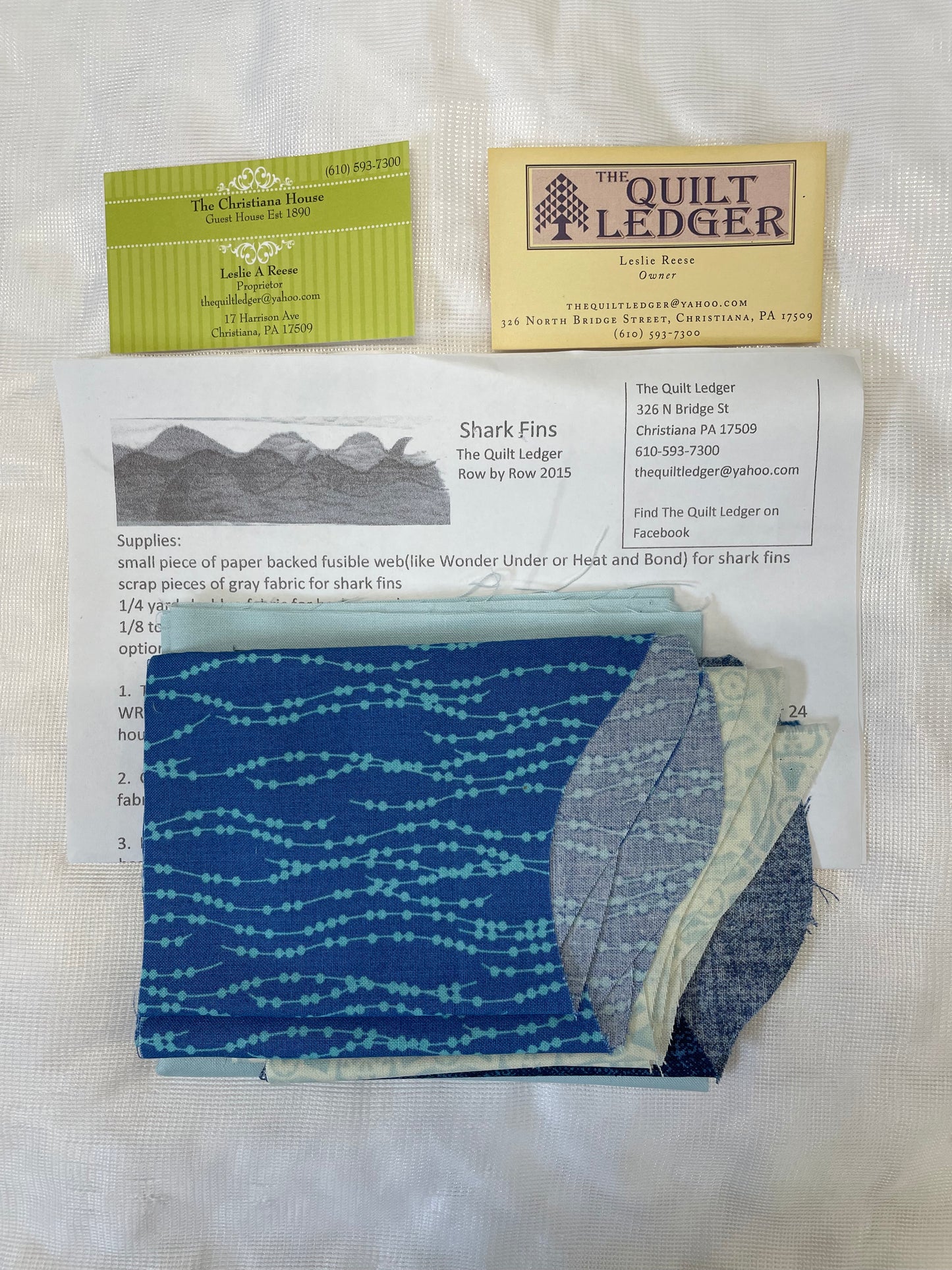 RxR Experience 2015 Shark Fins by The Quilt Ledger