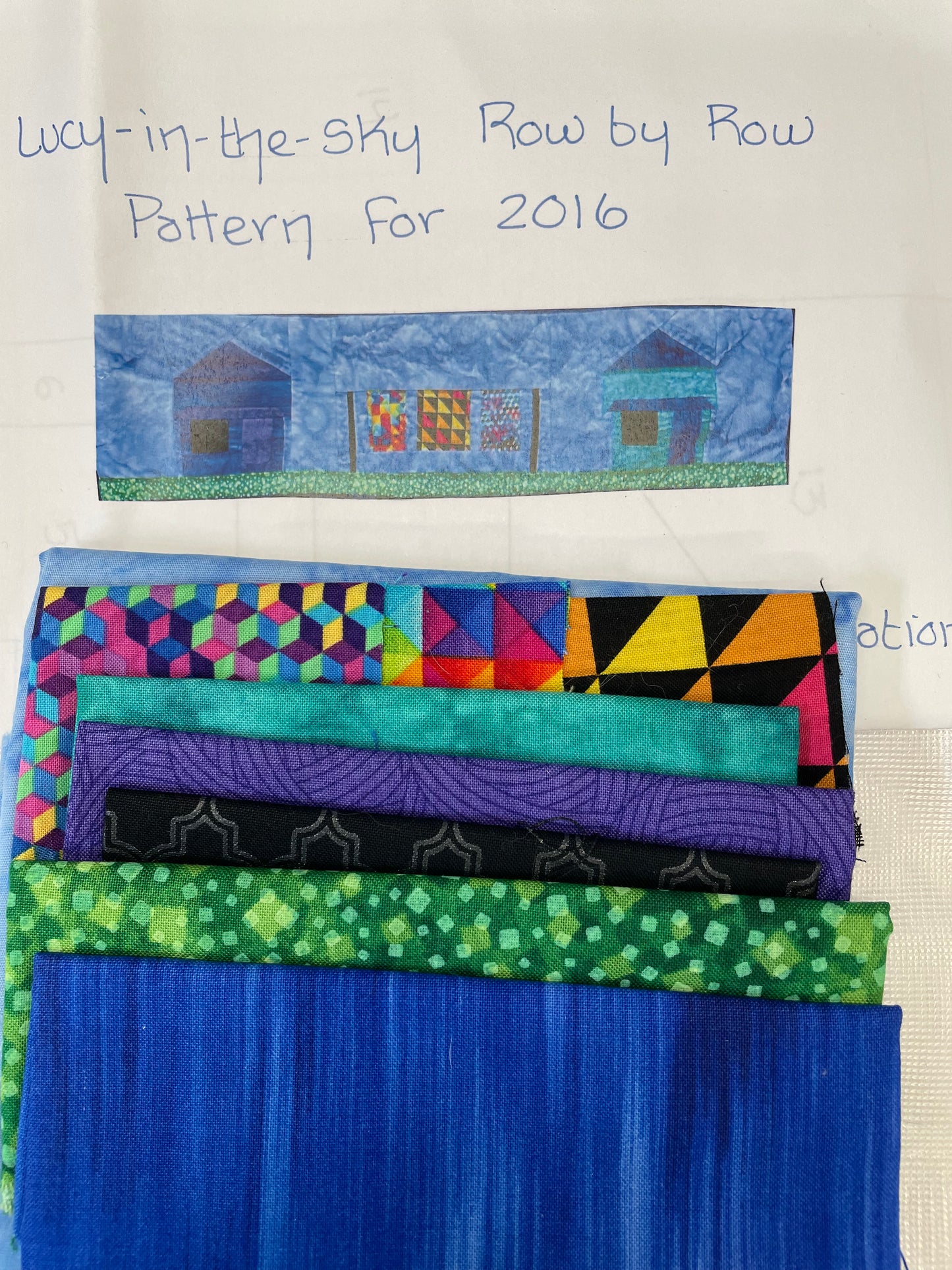 RxR Experience 2016 Houses & Quilts on the Line by Lucy in the Sky