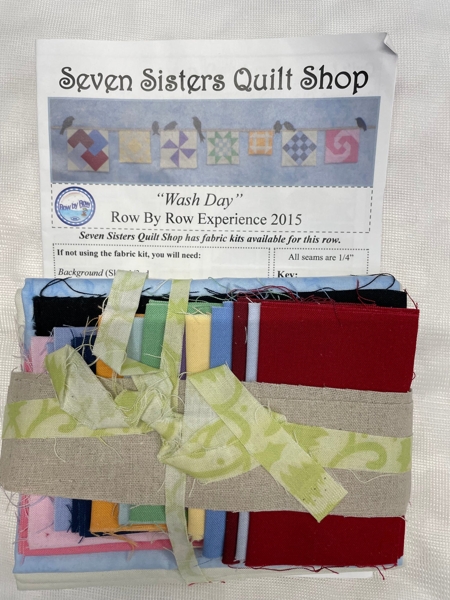 RxR Experience 2015 Wash Day by Seven Sisters Quilt Shop