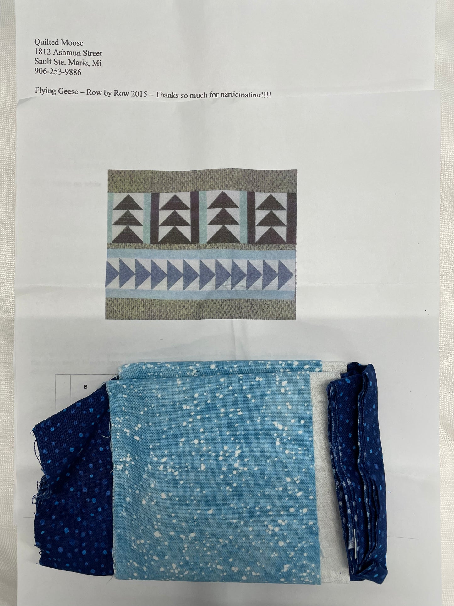 RxR Experience 2015 Flying Geese by Quilted Moose