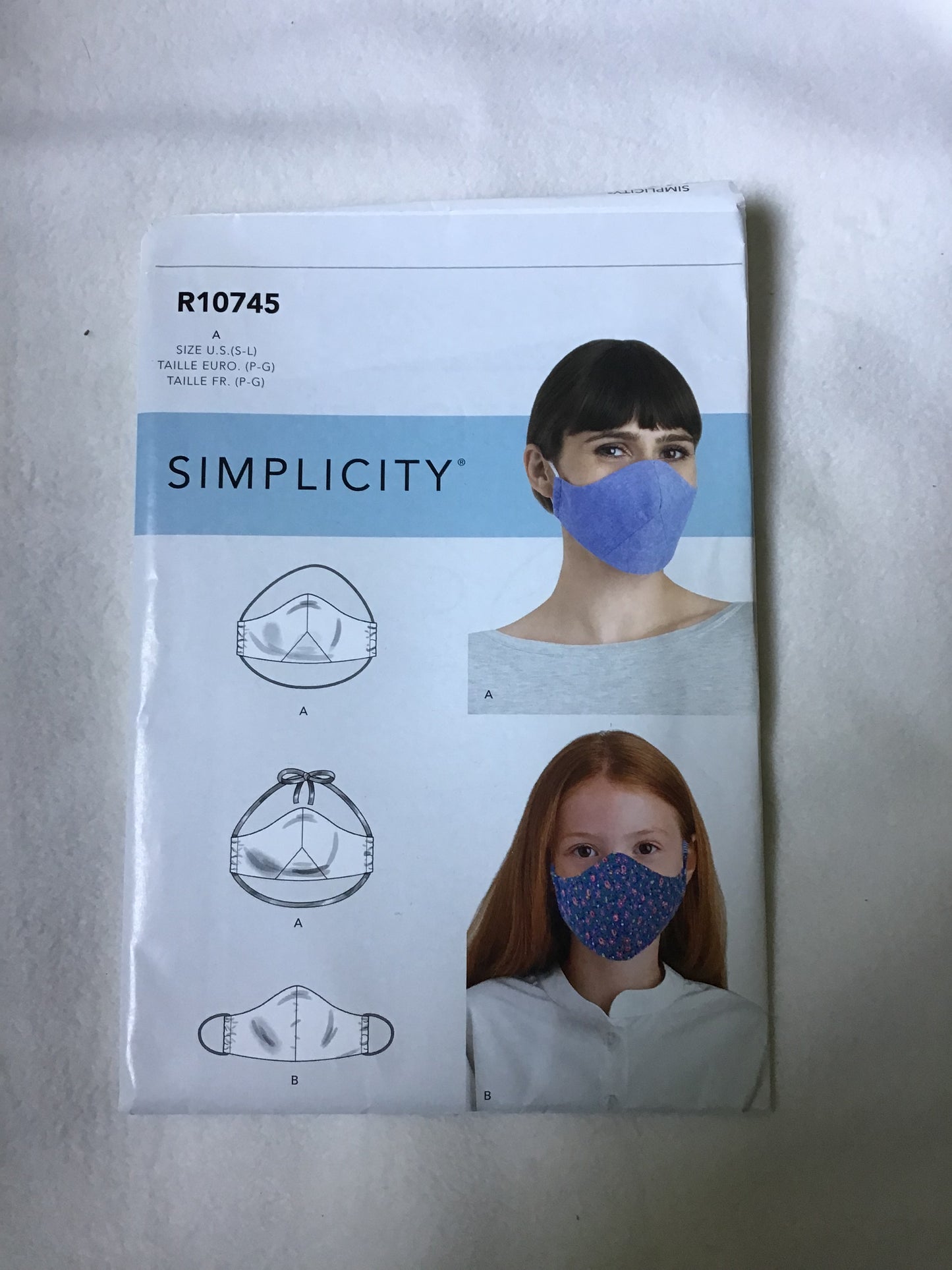 Pattern McCall's R10745 Family Face Mask
