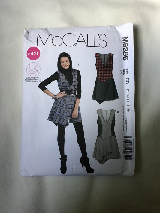Pattern McCall's M6396 Women's Jumpers Size 10-18