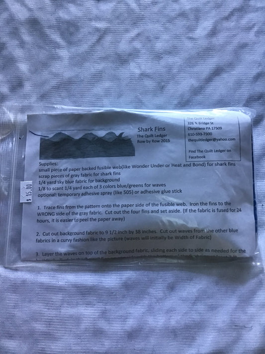 RxR Experience 2015 Shark Fins by The Quilt Ledger