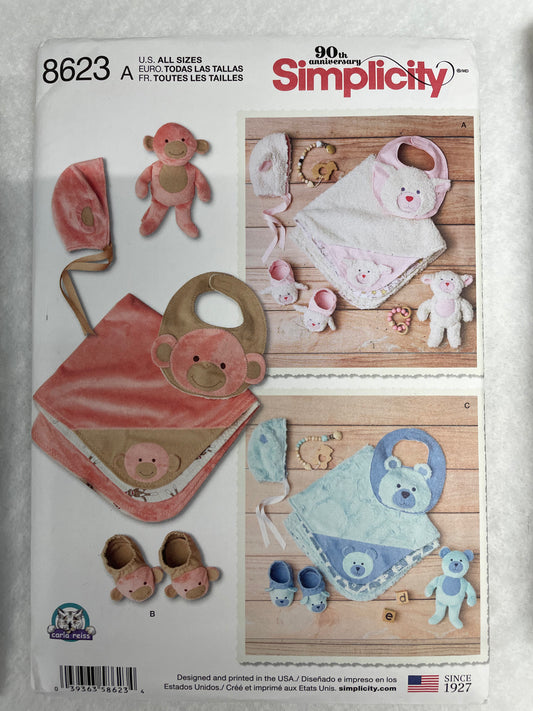 Simplicity Pattern 8623 Baby Accessories