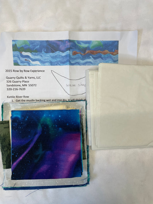 RxR Experience 2015 Kettle River Row by Quarry Quilts & Yarns