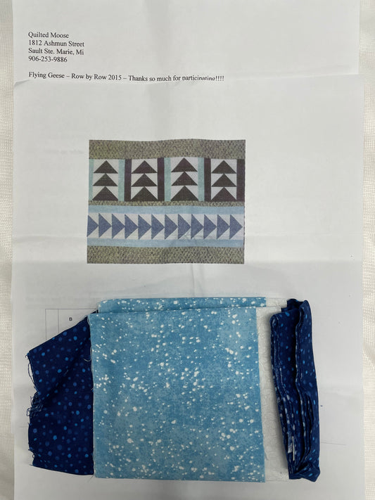 RxR Experience 2015 Flying Geese by Quilted Moose