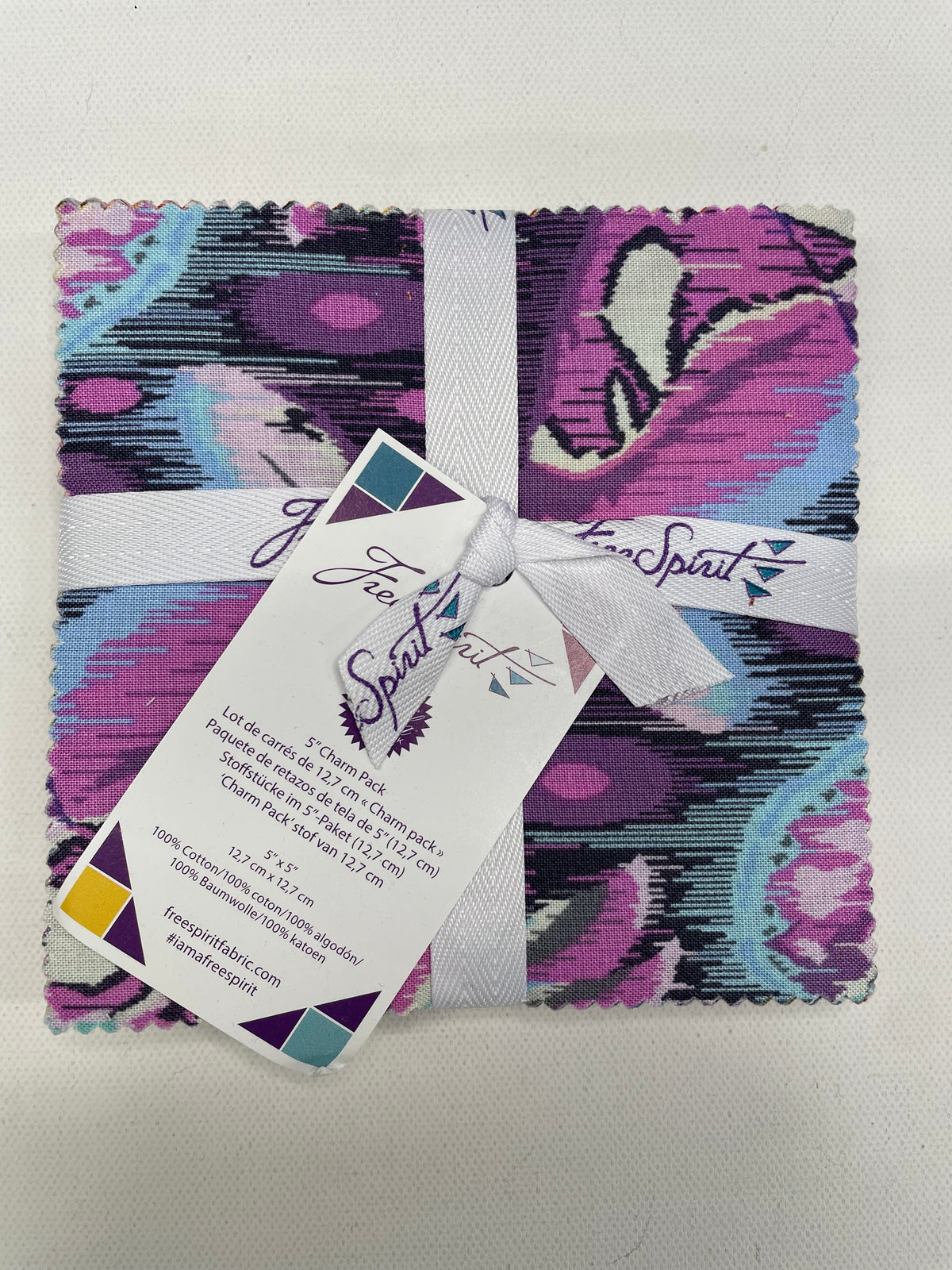 Fabric Tula Pink Eden 5in Charm Pack OOP