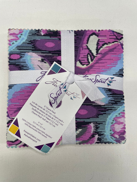 Fabric Tula Pink Eden 5in Charm Pack OOP