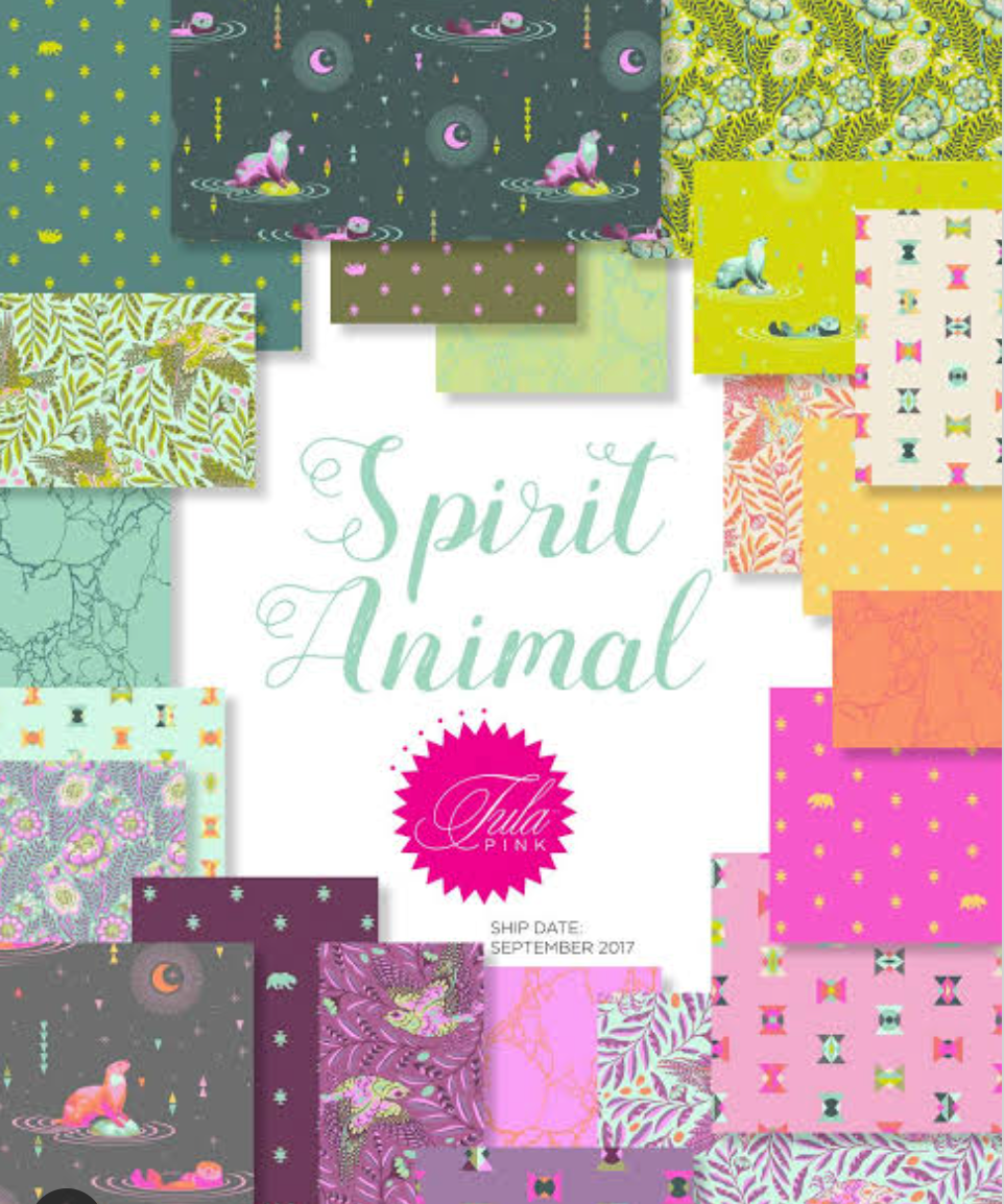 Fabric Tula Pink Spirit Animal 10in Layer Cake OOP