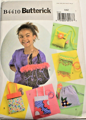 Pattern Butterick 4410 Girl's Handbags